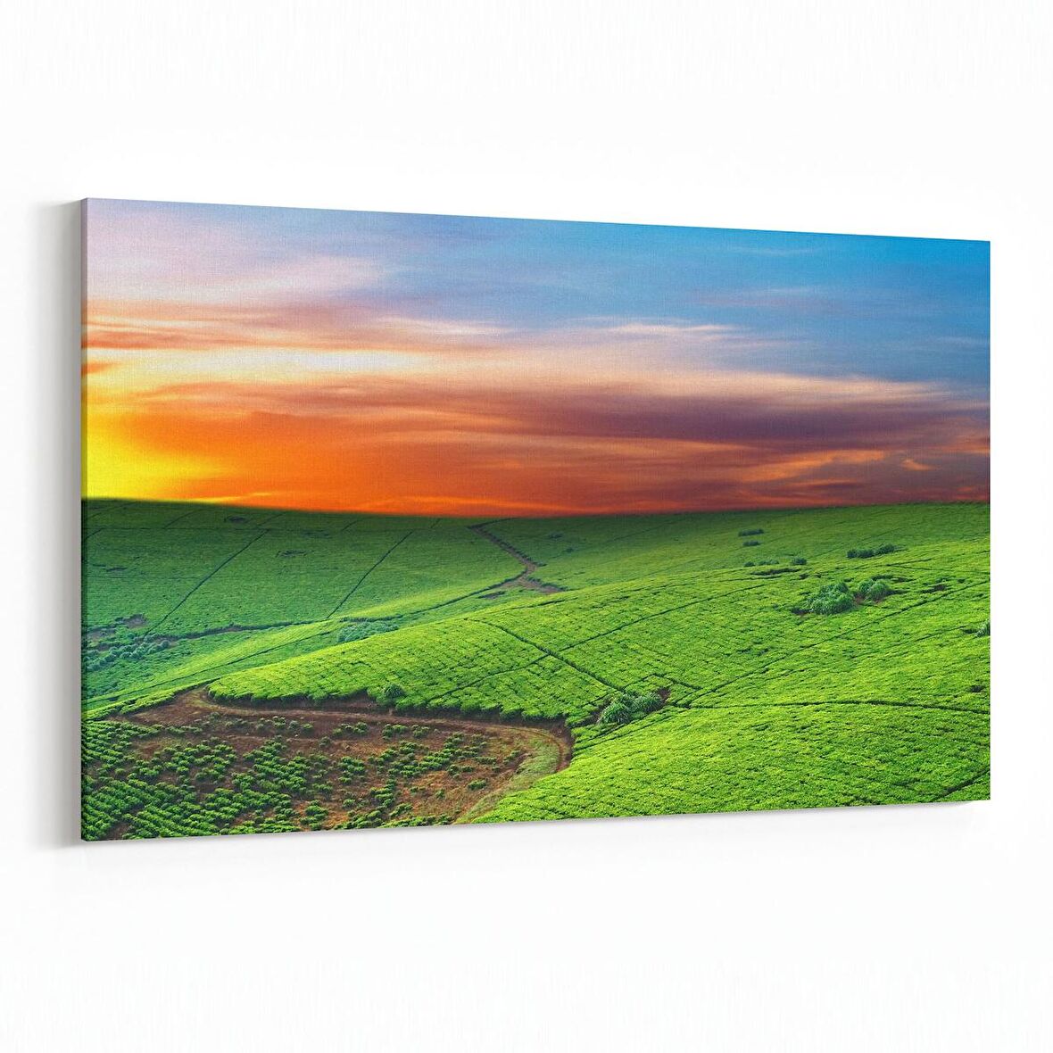 Olla 15905Y Günbatımı Görseli Yatay Kanvas Tablo (Ölçü: 120X80)