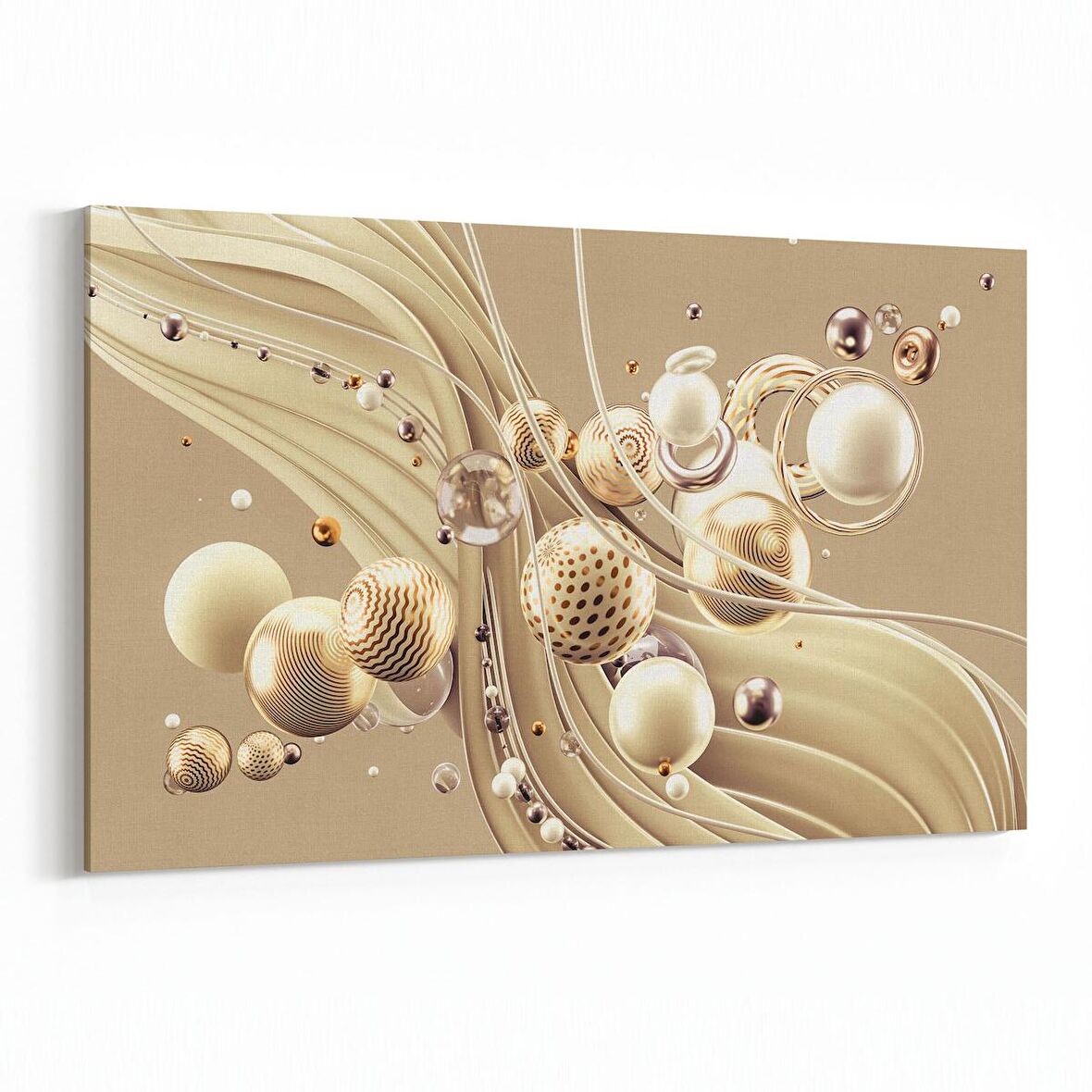 Olla 10105Y Abstract Görsel Yatay Kanvas Tablo (Ölçü: 70X50)