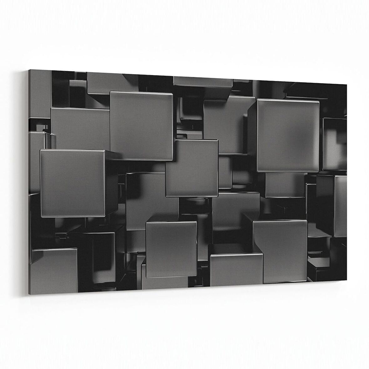 Olla 10058Y Abstract 3 Boyut Görsel Yatay Kanvas Tablo (Ölçü: 45X30)