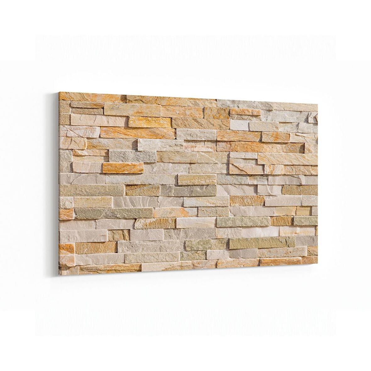 Olla 17482Y Taş / Tuğla Görseli Yatay Kanvas Tablo (Ölçü: 150X100)