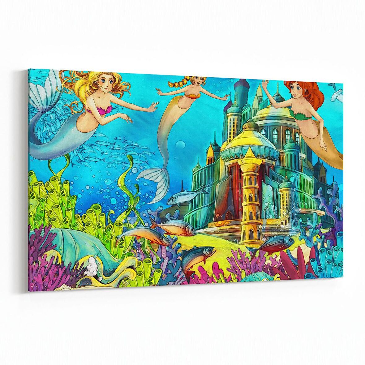 Olla 12739Y Çocuk Odası Görseli Yatay Kanvas Tablo (Ölçü: 150X100)