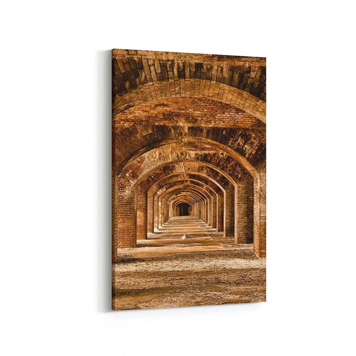 Olla 19001D Yapı Görseli Dikey Kanvas Tablo (Ölçü: 100X150)