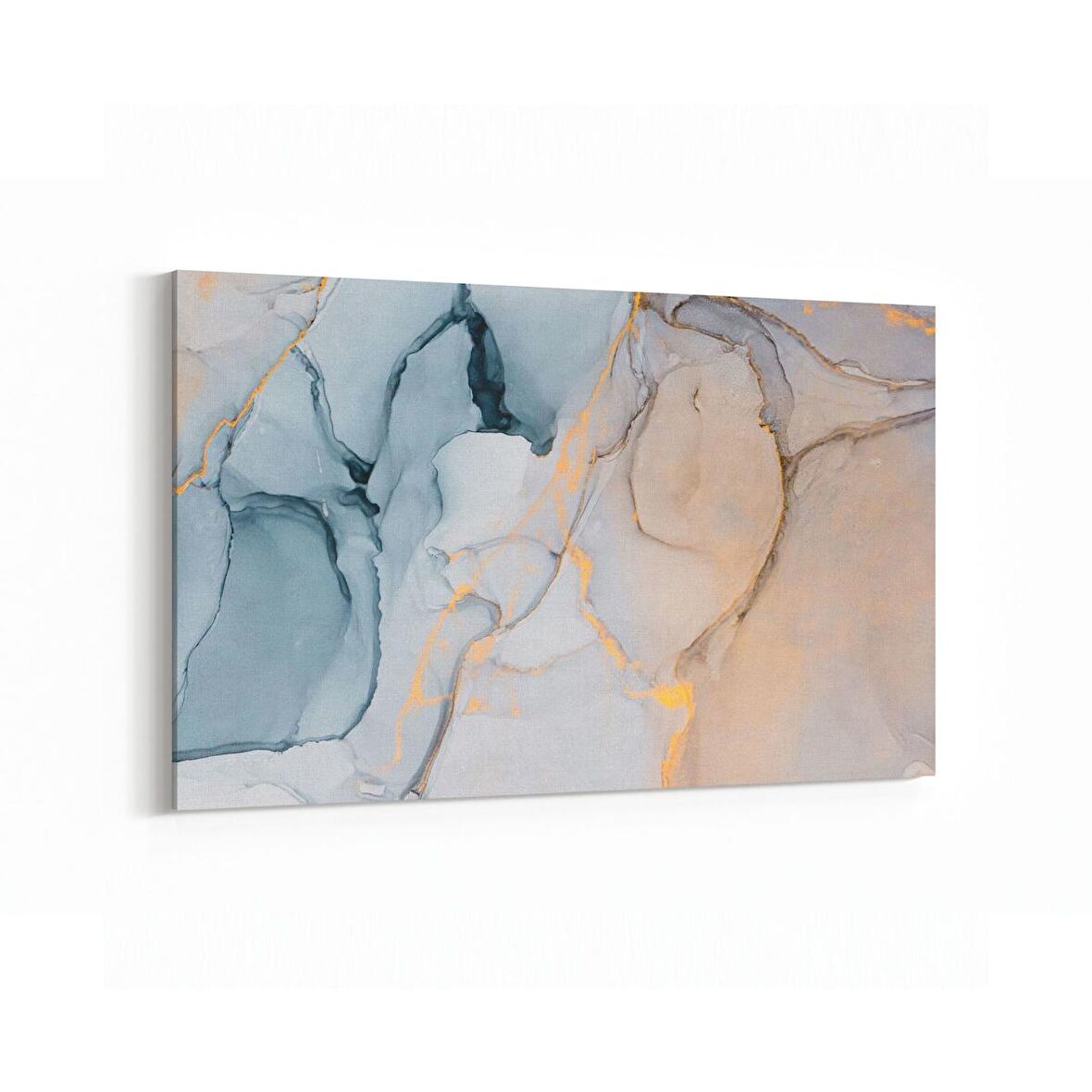 Olla 16658Y Mermer Desen Görsel Yatay Kanvas Tablo (Ölçü: 30X20)