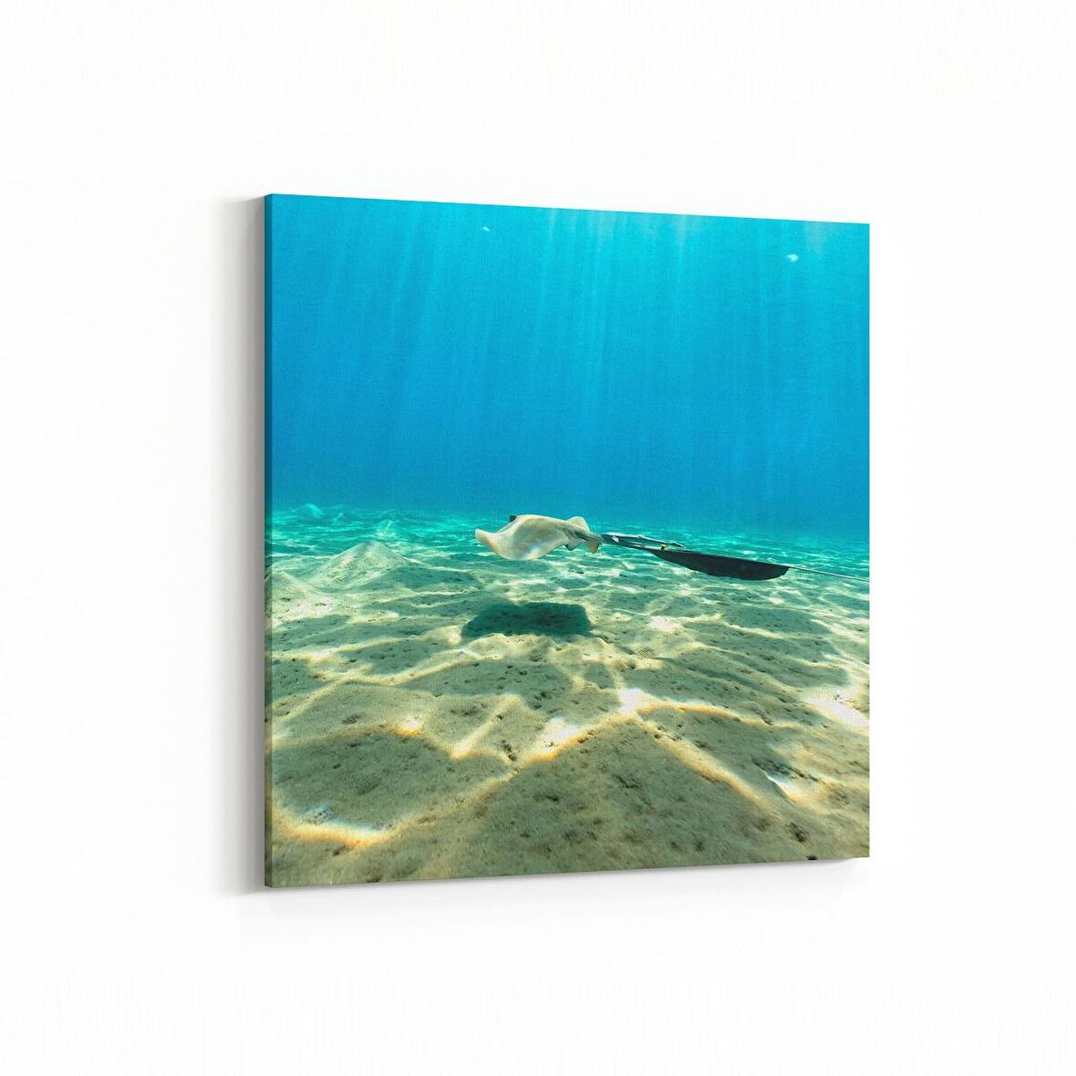 Olla 12922K Deniz / Okyanus Görseli Kare Kanvas Tablo (Ölçü: 25X25)