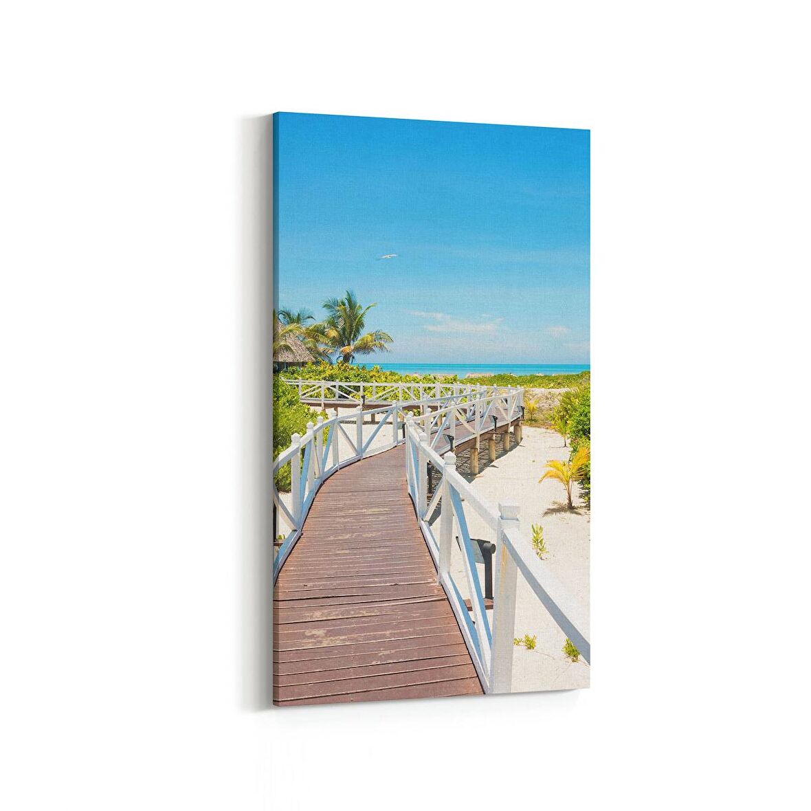 Olla 13713DD Doğa / Manzara Görseli Dikey Dar Kanvas Tablo (Ölçü: 30X60)