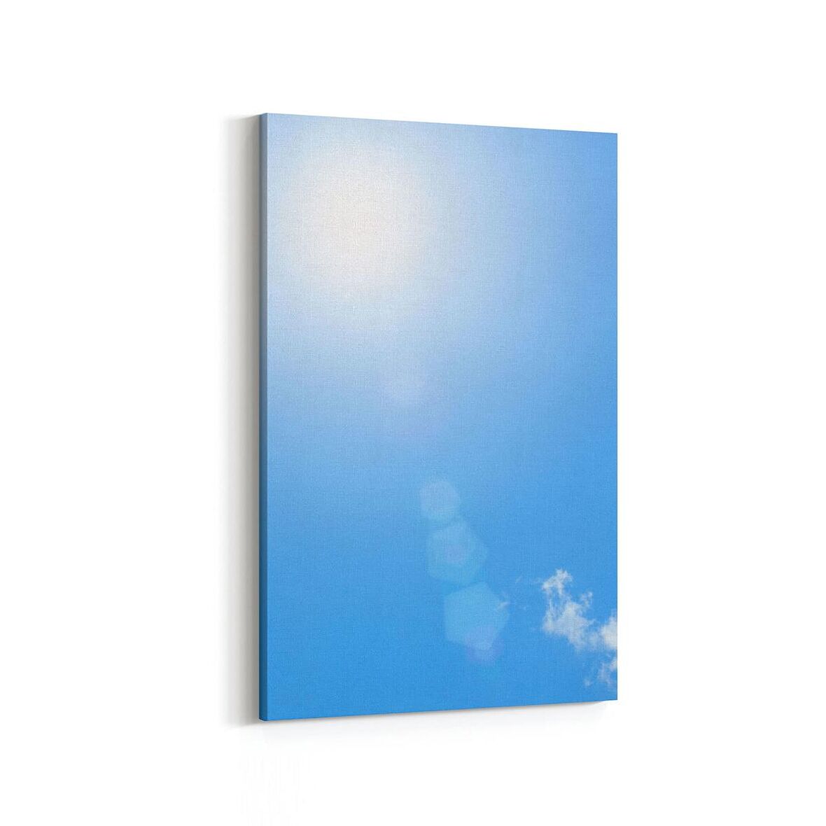 Olla 15385D Gökyüzü Bulut Görseli  Dikey Kanvas Tablo (Ölçü: 80X120)