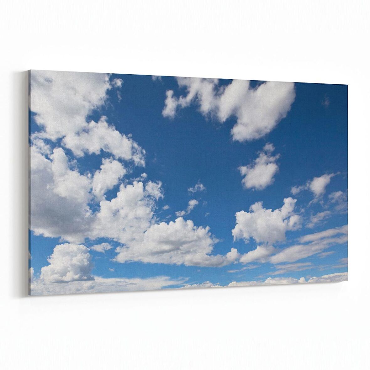 Olla 15458Y Gökyüzü Bulut Görseli  Yatay Kanvas Tablo (Ölçü: 120X80)