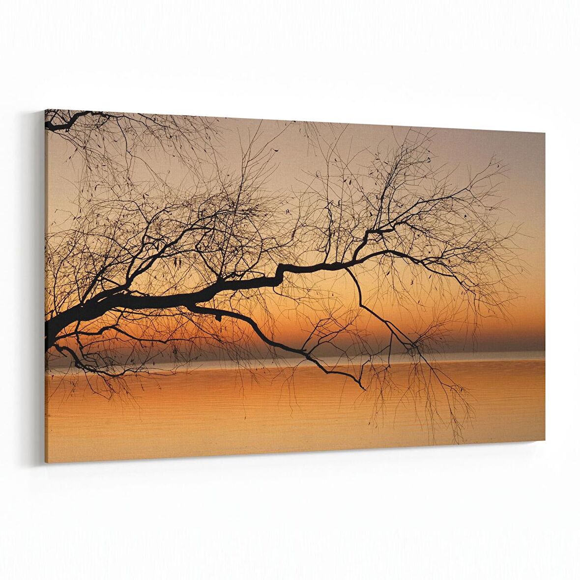 Olla 16067Y Günbatımı Görseli Yatay Kanvas Tablo (Ölçü: 120X80)