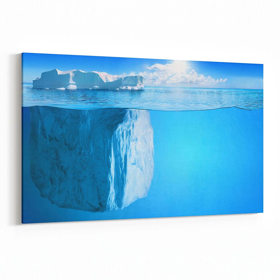 Olla 12885Y Deniz / Okyanus Görseli Yatay Kanvas Tablo (Ölçü: 150X100)