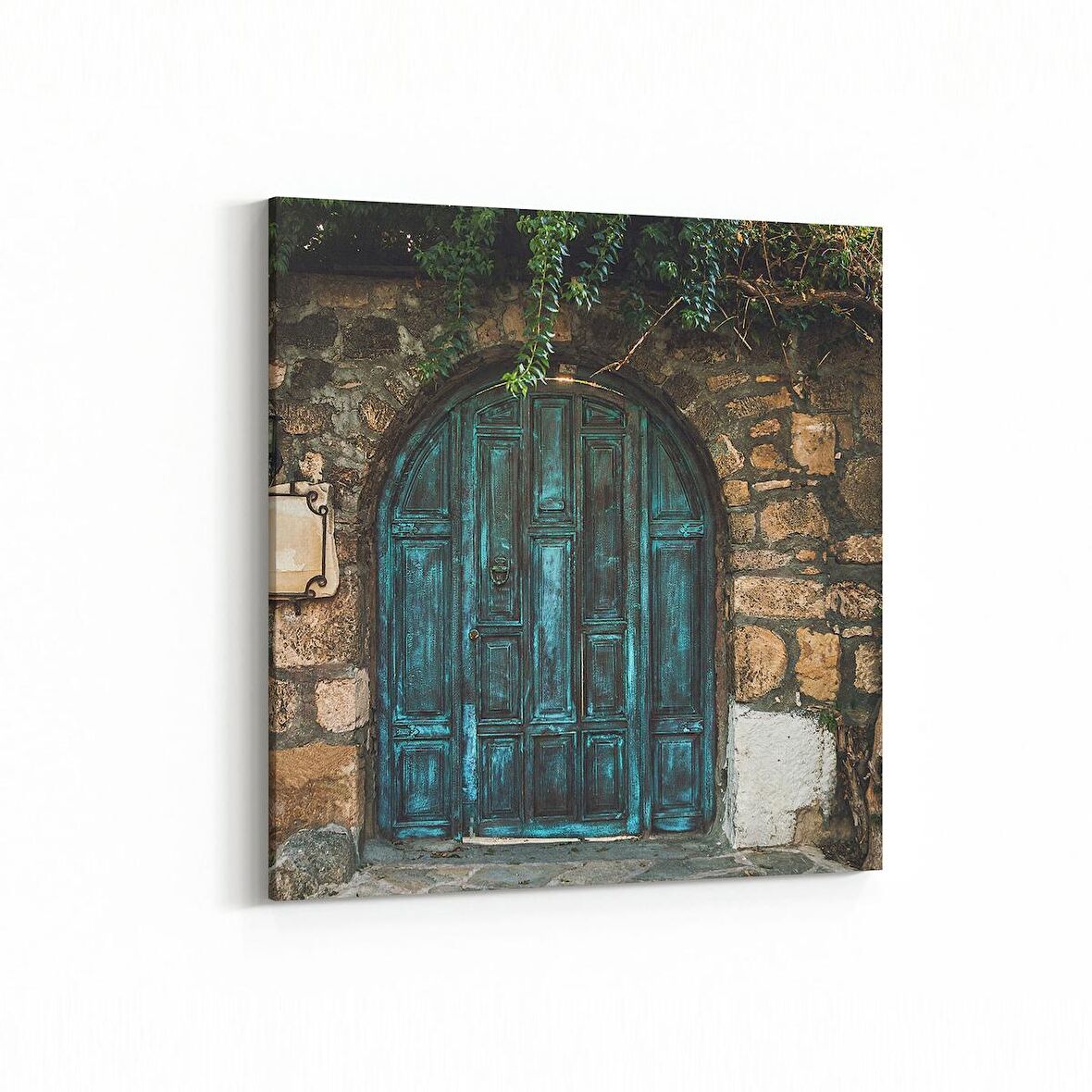 Olla 18530K Yapı Görseli Kare Kanvas Tablo (Ölçü: 25X25)