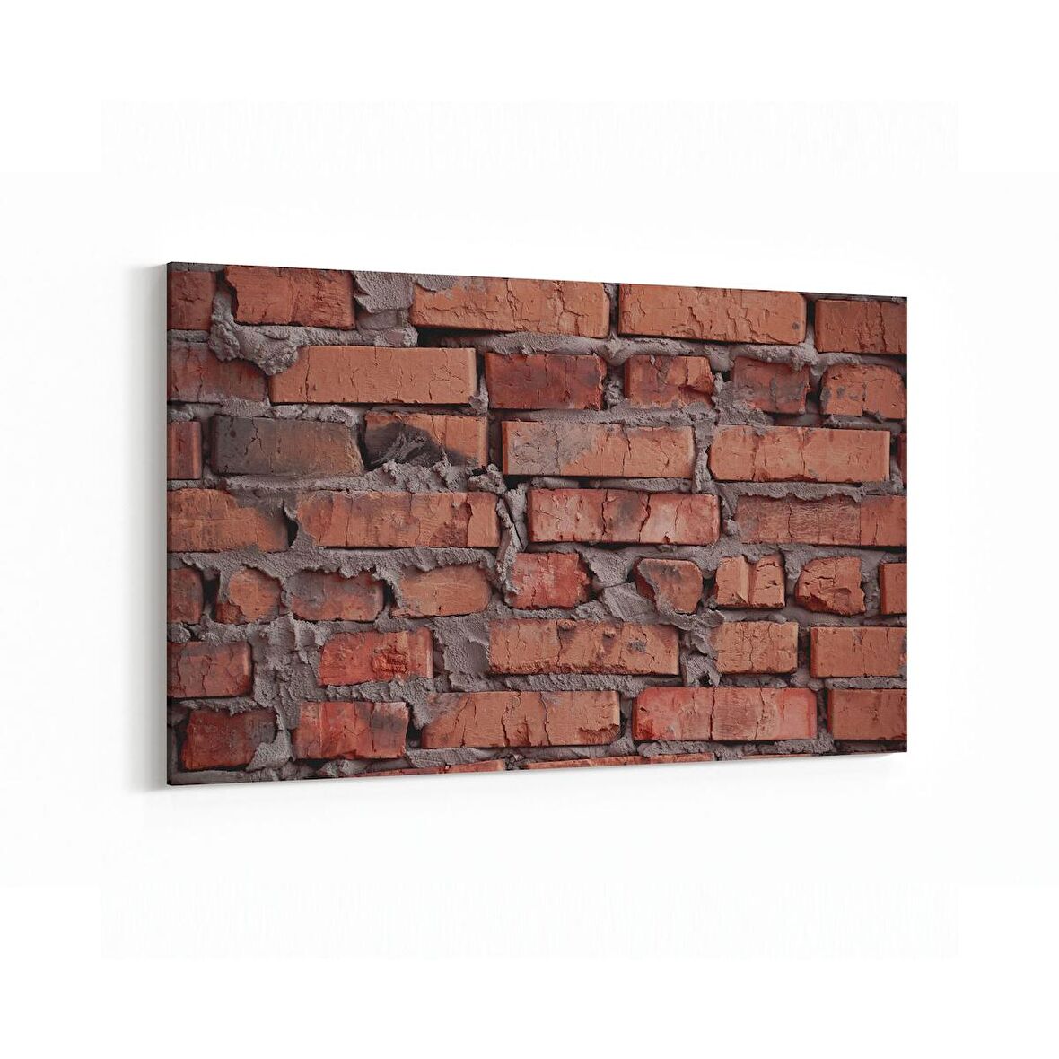 Olla 17374Y Taş / Tuğla Görseli Yatay Kanvas Tablo (Ölçü: 70X50)