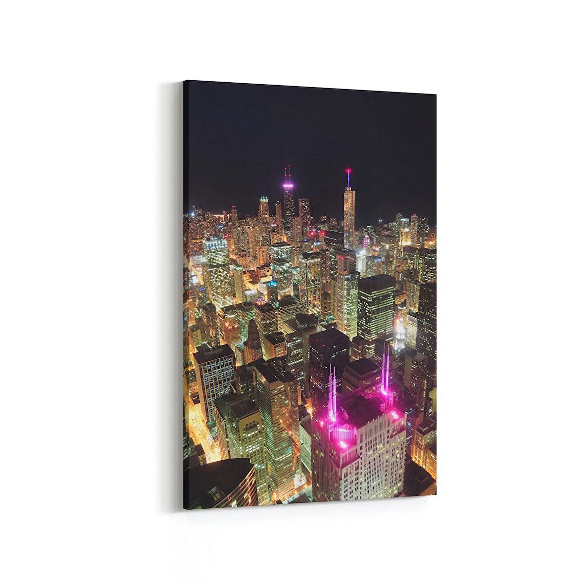 Olla 18989D Yapı Görseli Dikey Kanvas Tablo (Ölçü: 70X105)