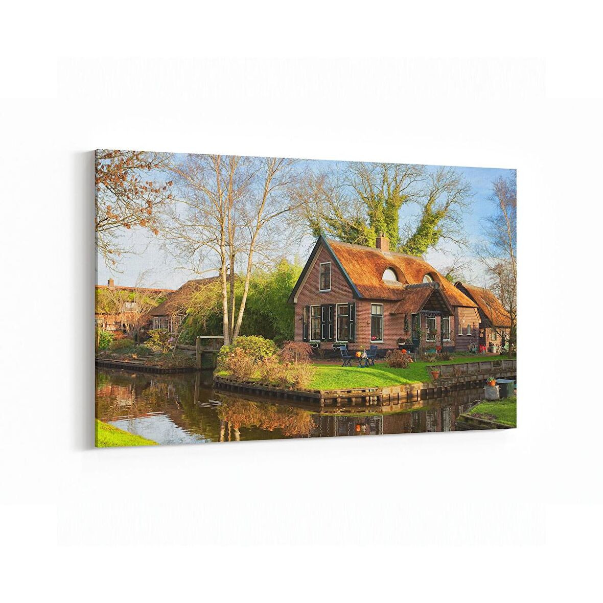 Olla 18001Y Yapı Görseli Yatay Kanvas Tablo (Ölçü: 90X60)