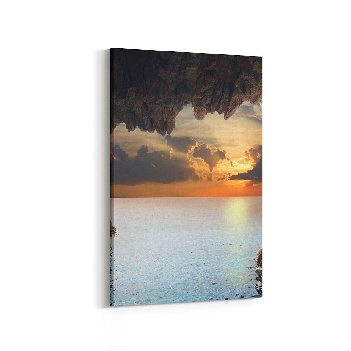 Olla 14504D Doğa / Manzara Görseli Dikey Kanvas Tablo (Ölçü: 70X105)