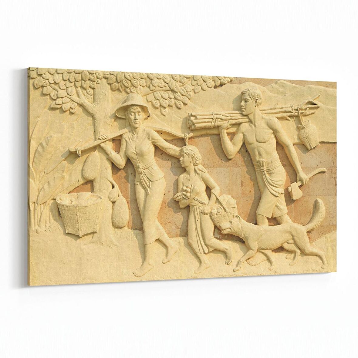 Olla 16249Y Heykel / Sanat Görseli Yatay Kanvas Tablo (Ölçü: 30X20)