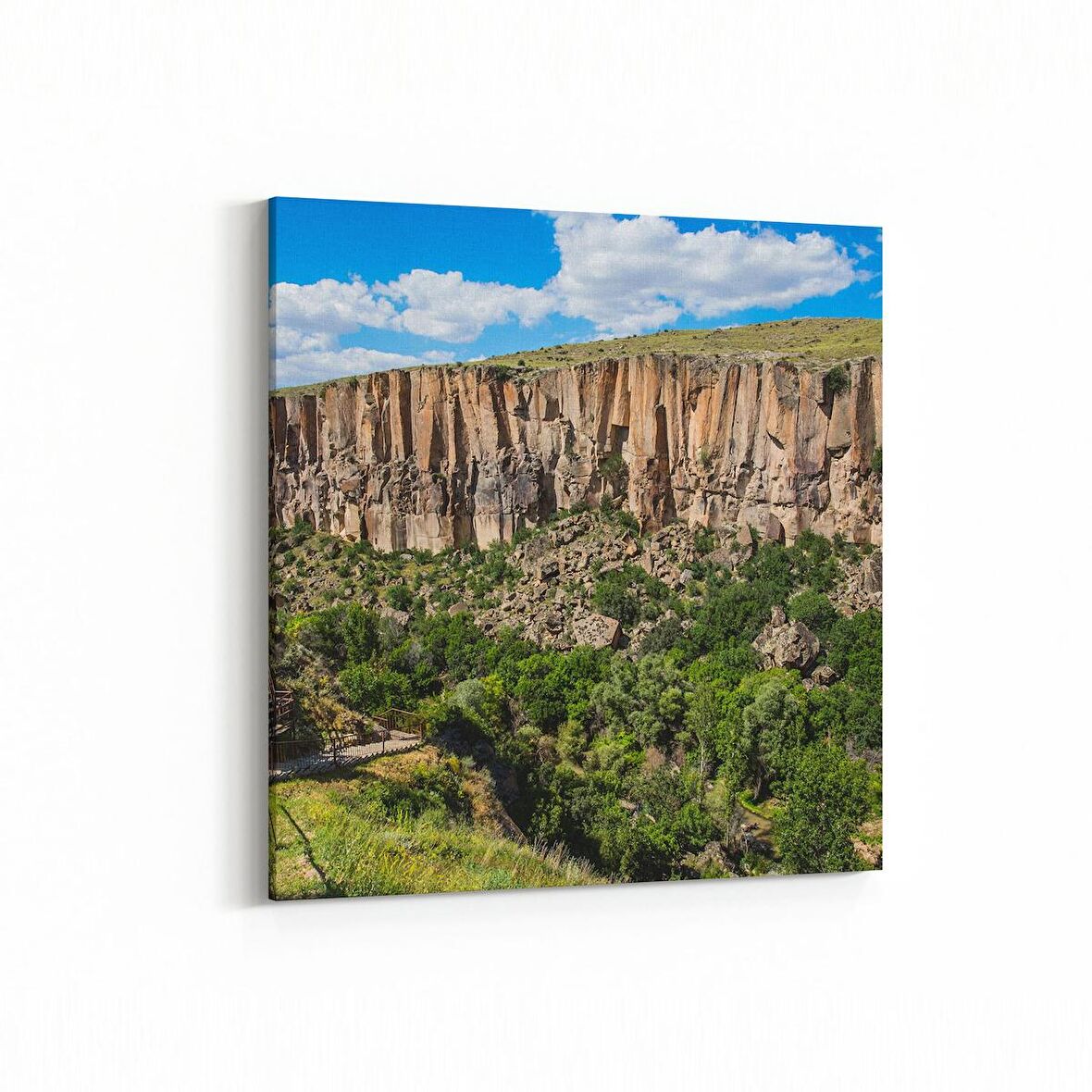 Olla 13162K Doğa / Manzara Görseli Kare Kanvas Tablo (Ölçü: 60X60)