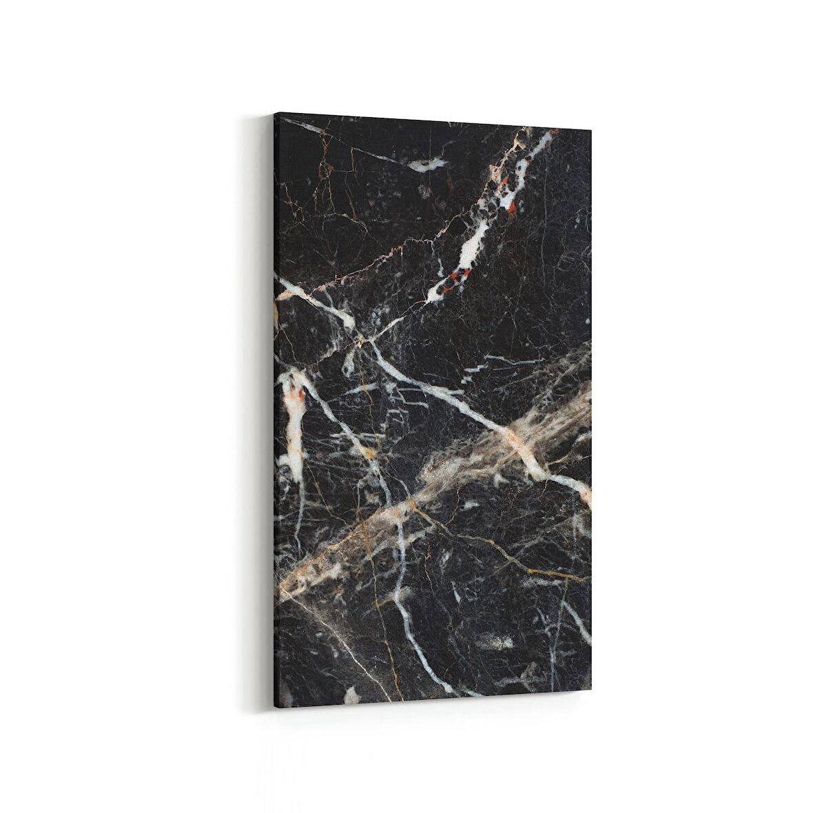 Olla 16731DD Mermer Desen Görsel Dikey Dar Kanvas Tablo (Ölçü: 40X80)