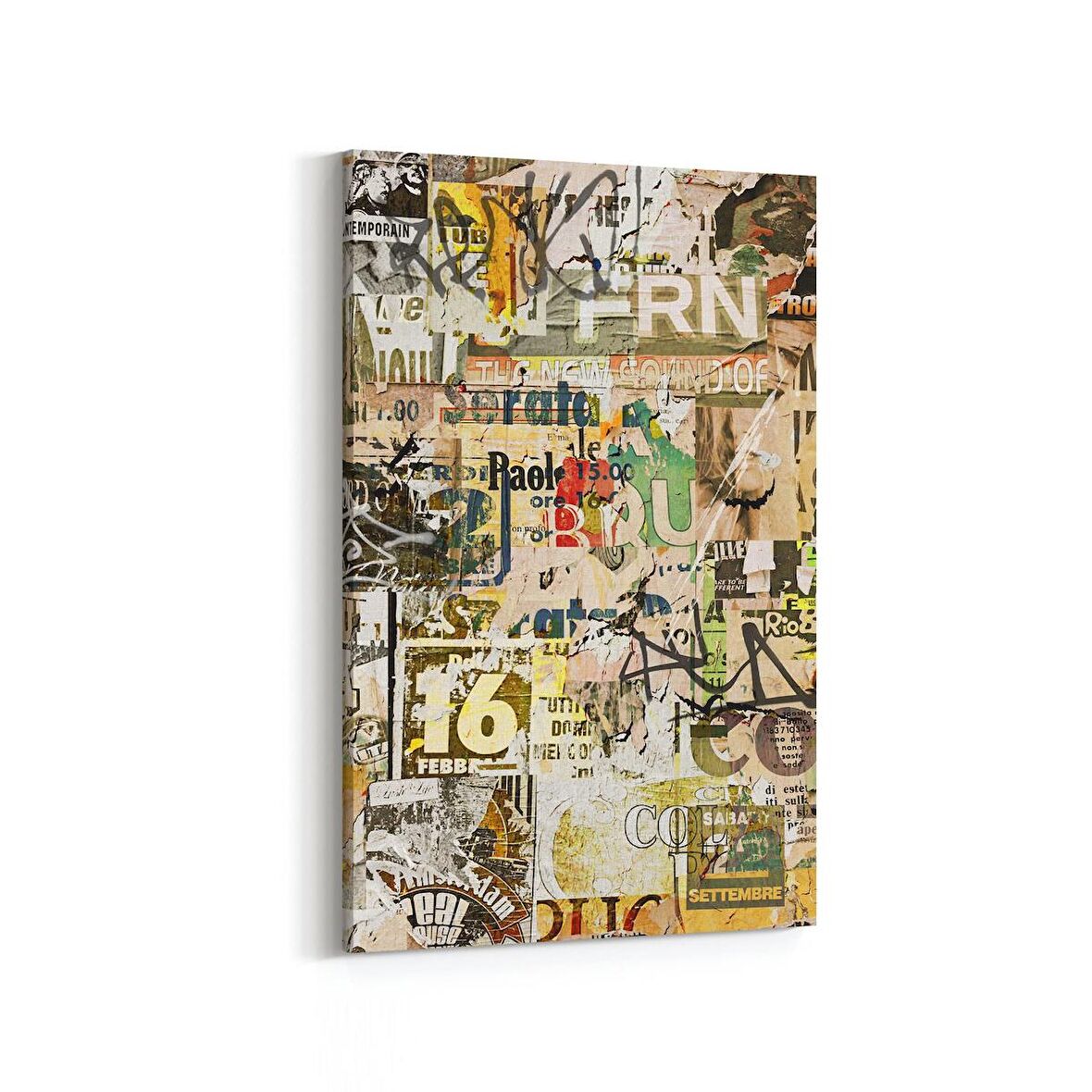 Olla 17776D Yağlı Boya Görseli Dikey Kanvas Tablo (Ölçü: 100X150)