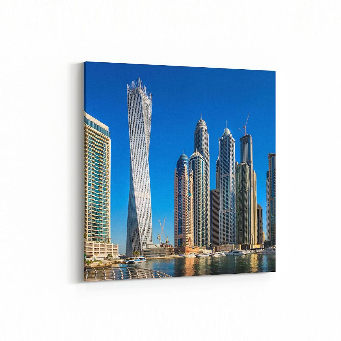 Olla 18259K4 Yapı Görseli Kare 4'lü Kanvas Tablo (Ölçü: 145X145)