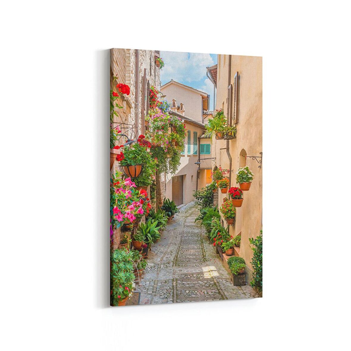 Olla 18009D Yapı Görseli Dikey Kanvas Tablo (Ölçü: 60X90)