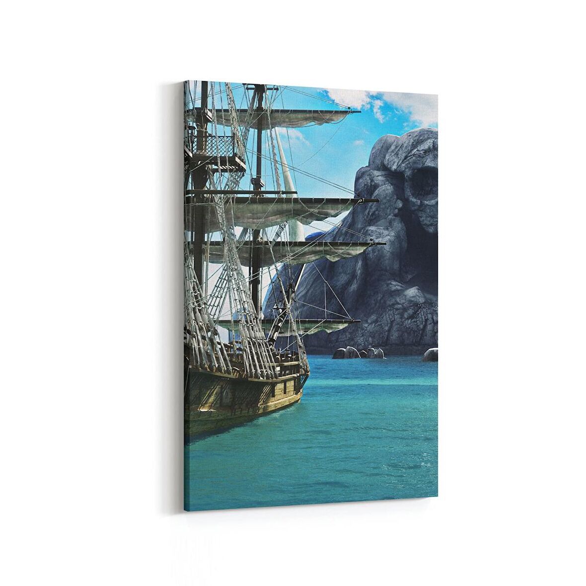 Olla 12325D Araç Görseli Dikey Kanvas Tablo (Ölçü: 100X150)