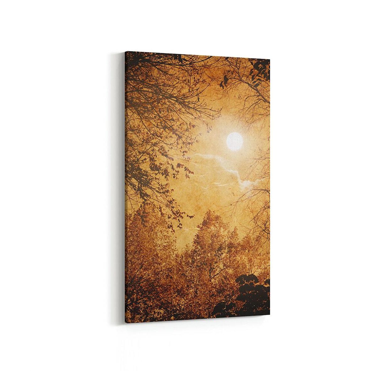 Olla 13219DD Doğa / Manzara Görseli Dikey Dar Kanvas Tablo (Ölçü: 30X60)