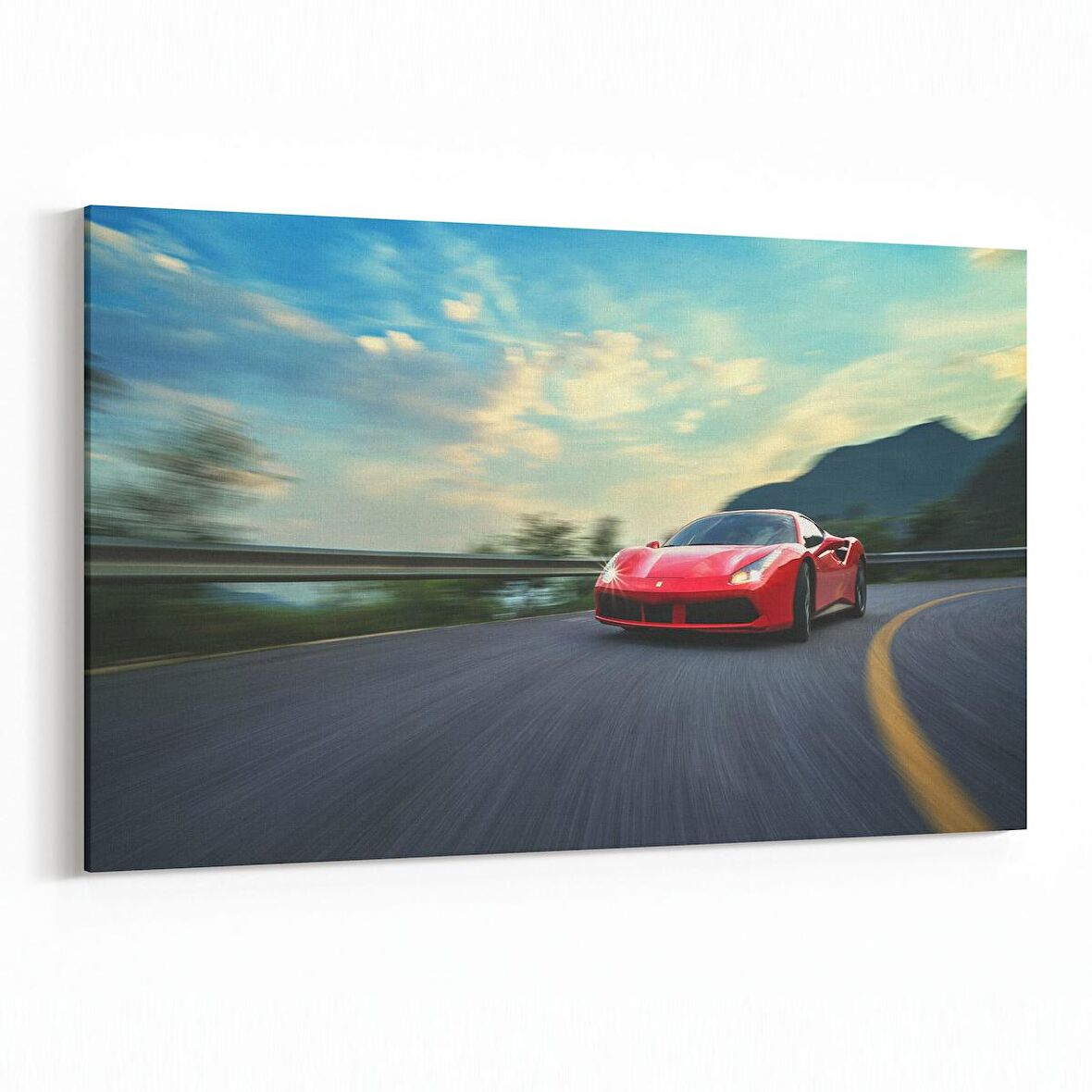 Olla 12365Y Araç Görseli Yatay Kanvas Tablo (Ölçü: 70X50)