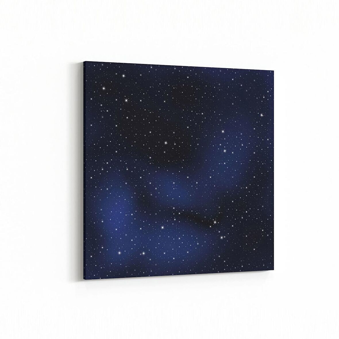 Olla 14810K Gece Gökyüzü Görseli Kare Kanvas Tablo (Ölçü: 25X25)