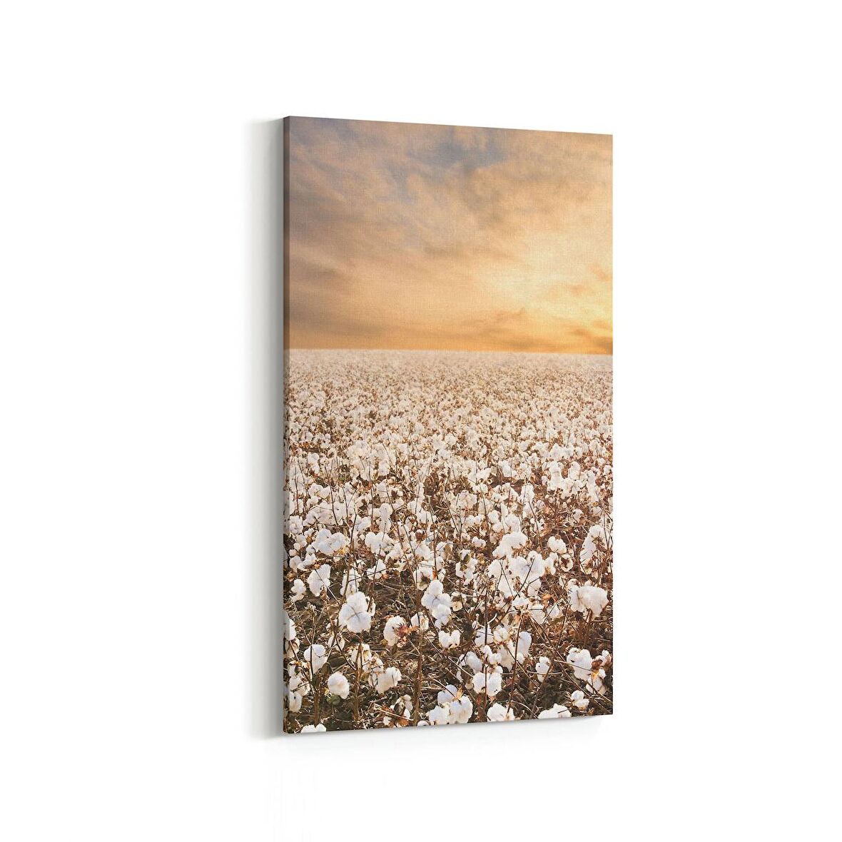 Olla 15917DD Günbatımı Görseli Dikey Dar Kanvas Tablo (Ölçü: 40X80)