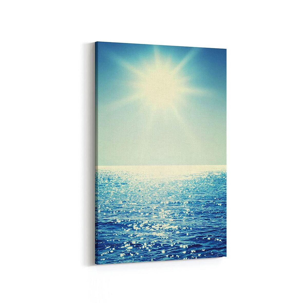Olla 12913D Deniz / Okyanus Görseli Dikey Kanvas Tablo (Ölçü: 100X150)