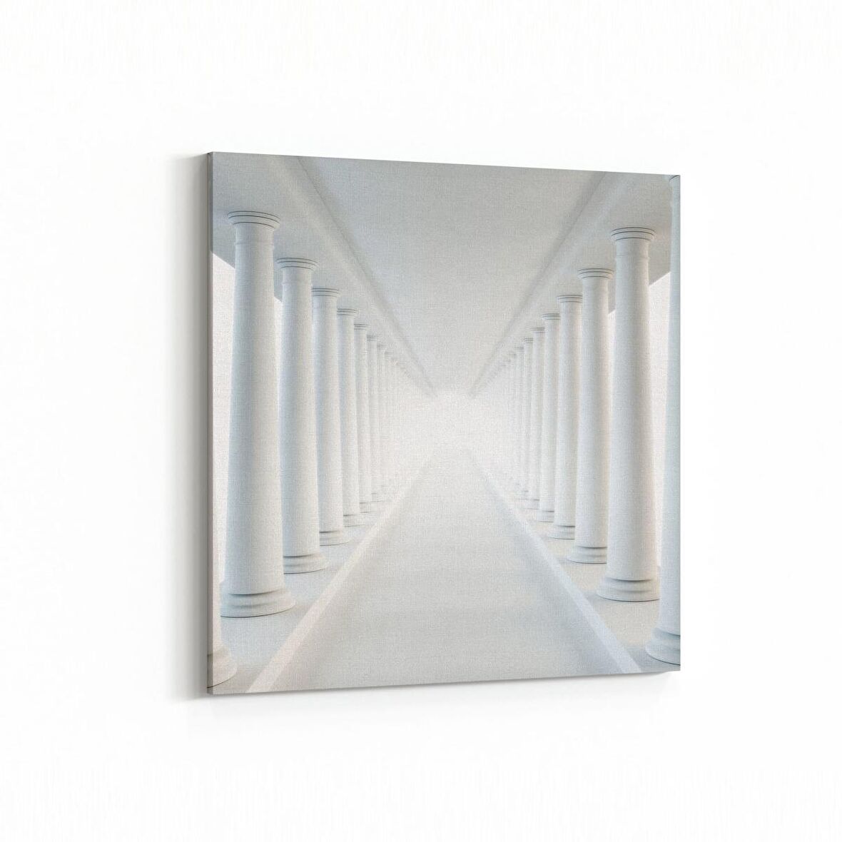 Olla 10426K Abstract Tünel Görsel Kare Kanvas Tablo (Ölçü: 60X60)