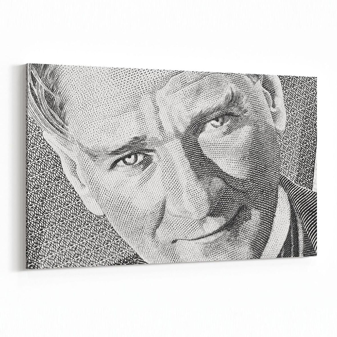 Olla 12417Y Mustafa Kemal Atatürk Yatay Kanvas Tablo (Ölçü: 30X20)
