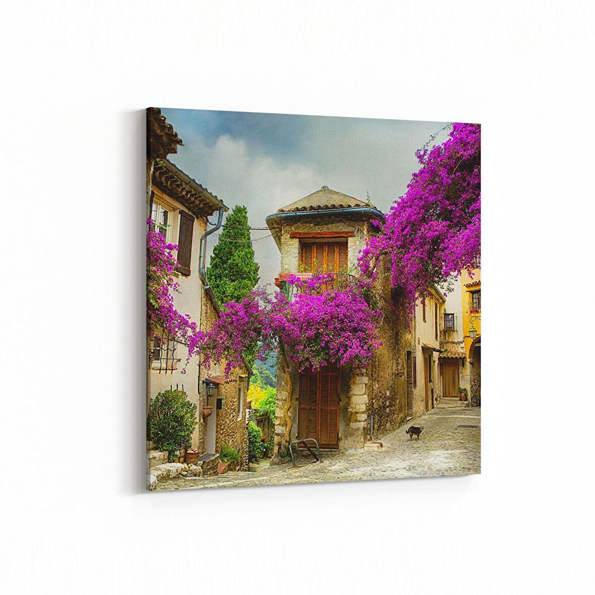 Olla 18151K4 Yapı Görseli Kare 4'lü Kanvas Tablo (Ölçü: 105X105)