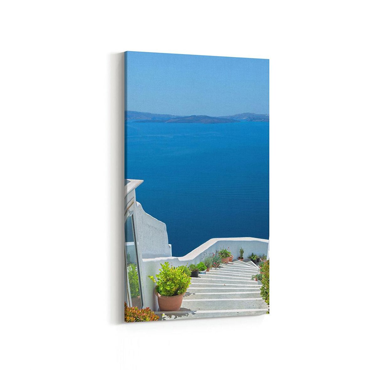 Olla 18367DD Yapı Görseli Dikey Dar Kanvas Tablo (Ölçü: 30X60)