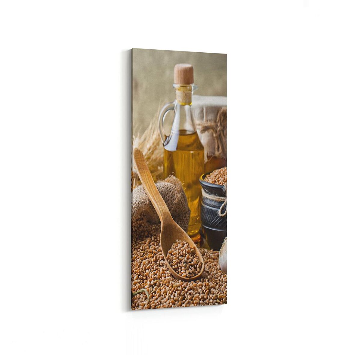 Olla 15119DI Gıda Görseli Dikey İnce Kanvas Tablo (Ölçü: 40X120)