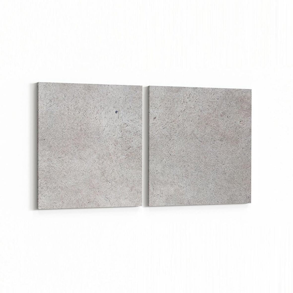 Olla 12425K2Y Beton Görseli Kare 2'li Yatay Kanvas Tablo (Ölçü: 65X30)