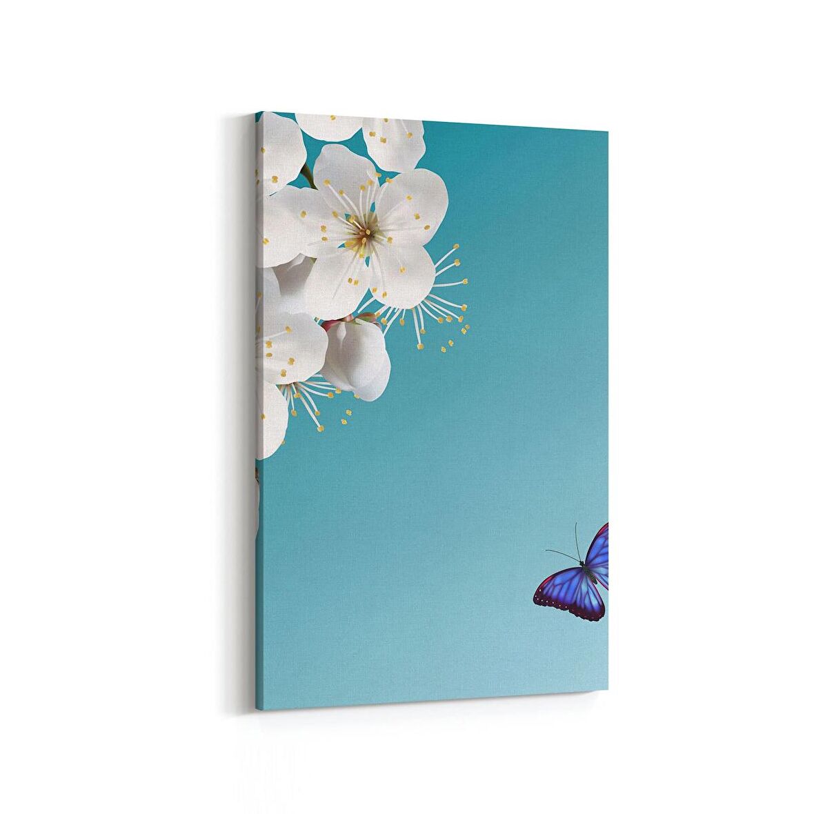 Olla 10536D Ağaç Görseli Dikey Kanvas Tablo (Ölçü: 60X90)