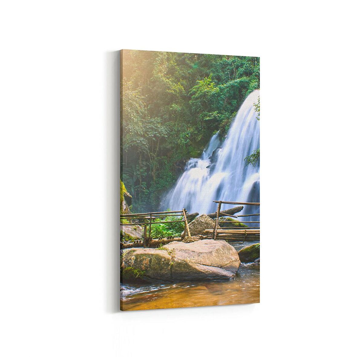 Olla 14218DD Doğa / Manzara Görseli Dikey Dar Kanvas Tablo (Ölçü: 30X60)