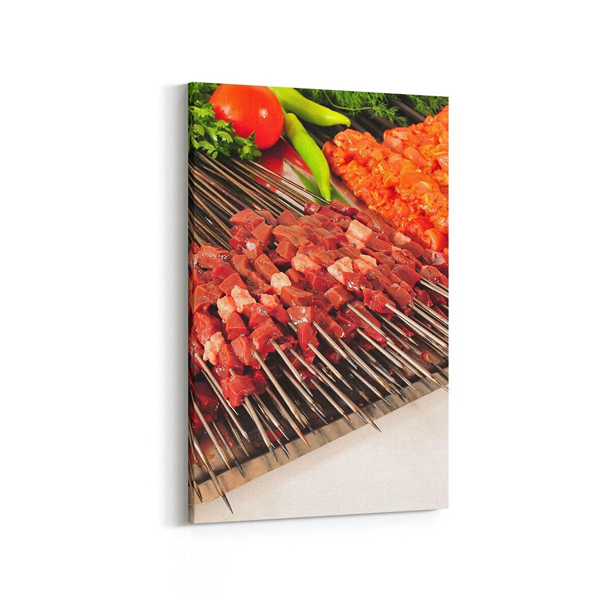Olla 15221D Gıda Görseli Dikey Kanvas Tablo (Ölçü: 100X150)