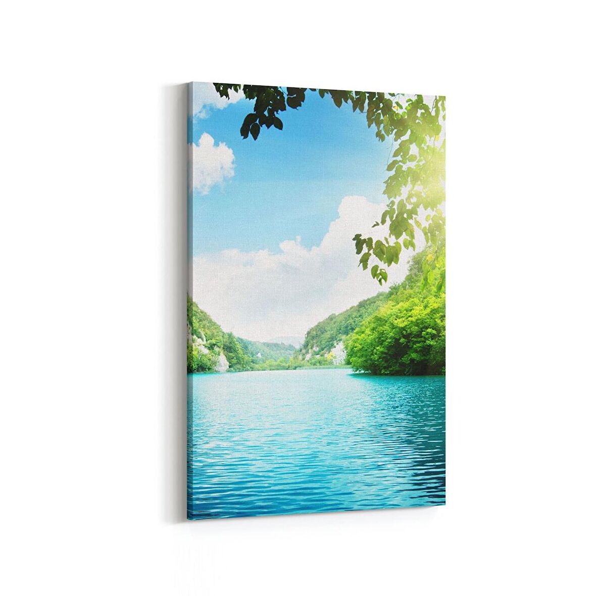 Olla 14425D Doğa / Manzara Görseli Dikey Kanvas Tablo (Ölçü: 80X120)