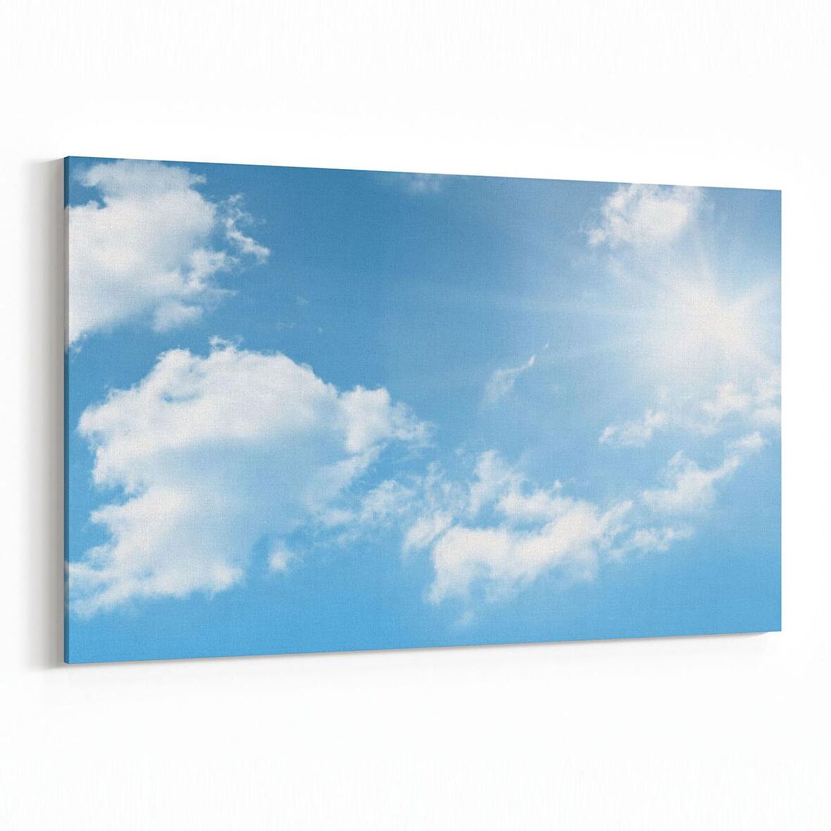 Olla 15708Y Gökyüzü Bulut Görseli  Yatay Kanvas Tablo (Ölçü: 90X60)