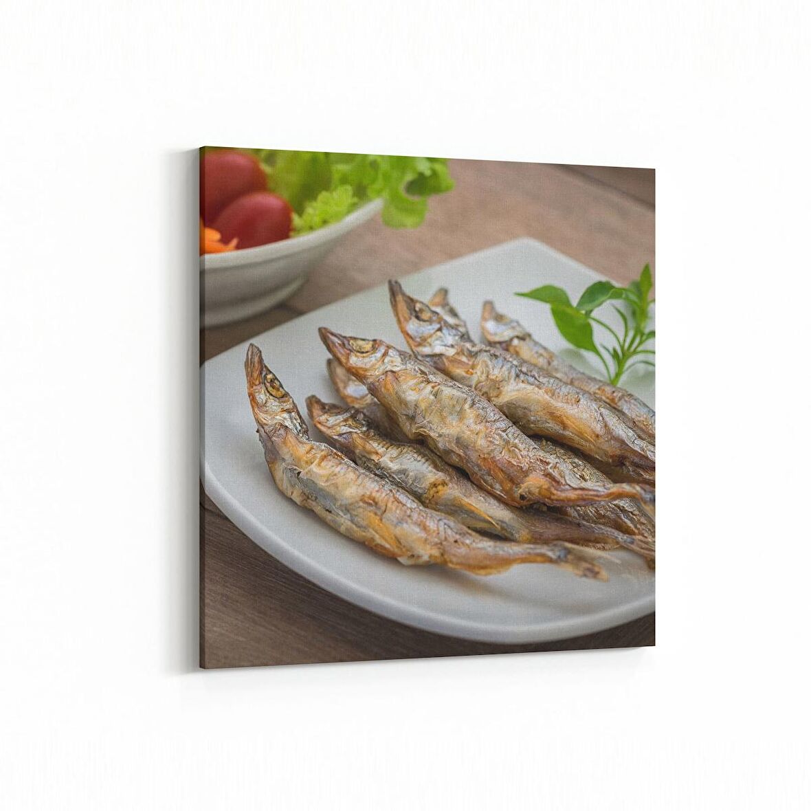 Olla 15210K Gıda Görseli Kare Kanvas Tablo (Ölçü: 30X30)