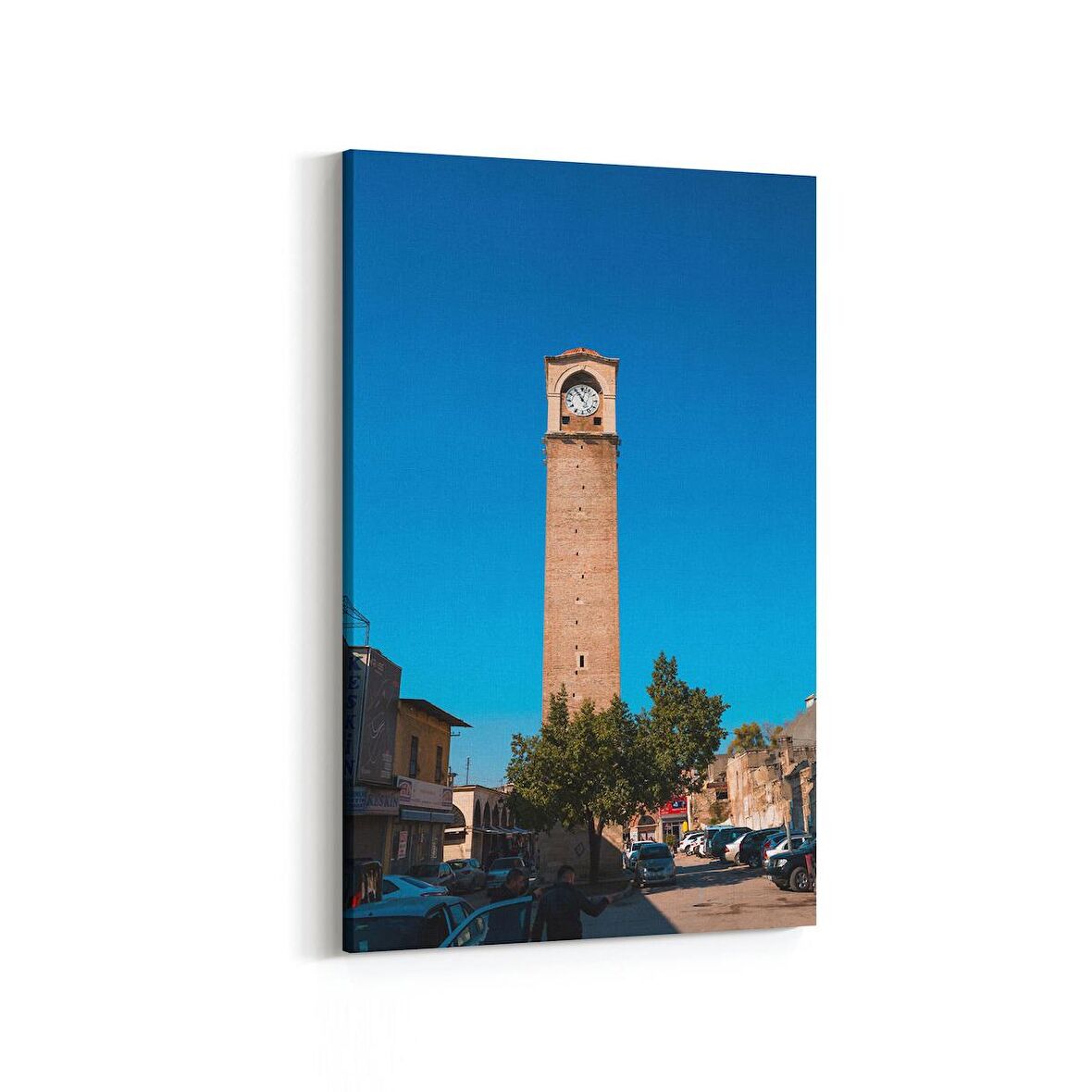 Olla 18093D Yapı Görseli Dikey Kanvas Tablo (Ölçü: 60X90)