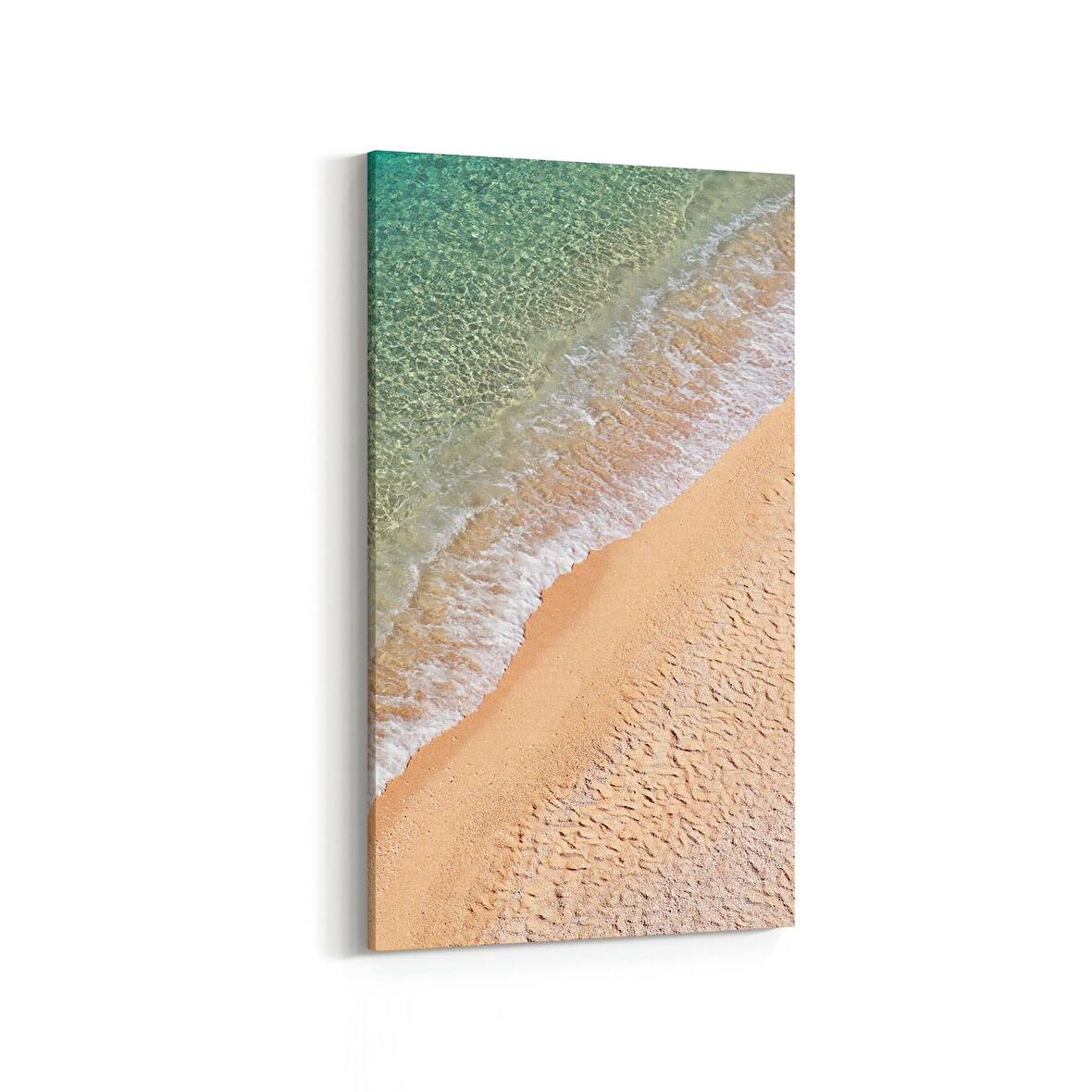 Olla 16428DD Kumsal / Sahil Görseli Dikey Dar Kanvas Tablo (Ölçü: 60X120)