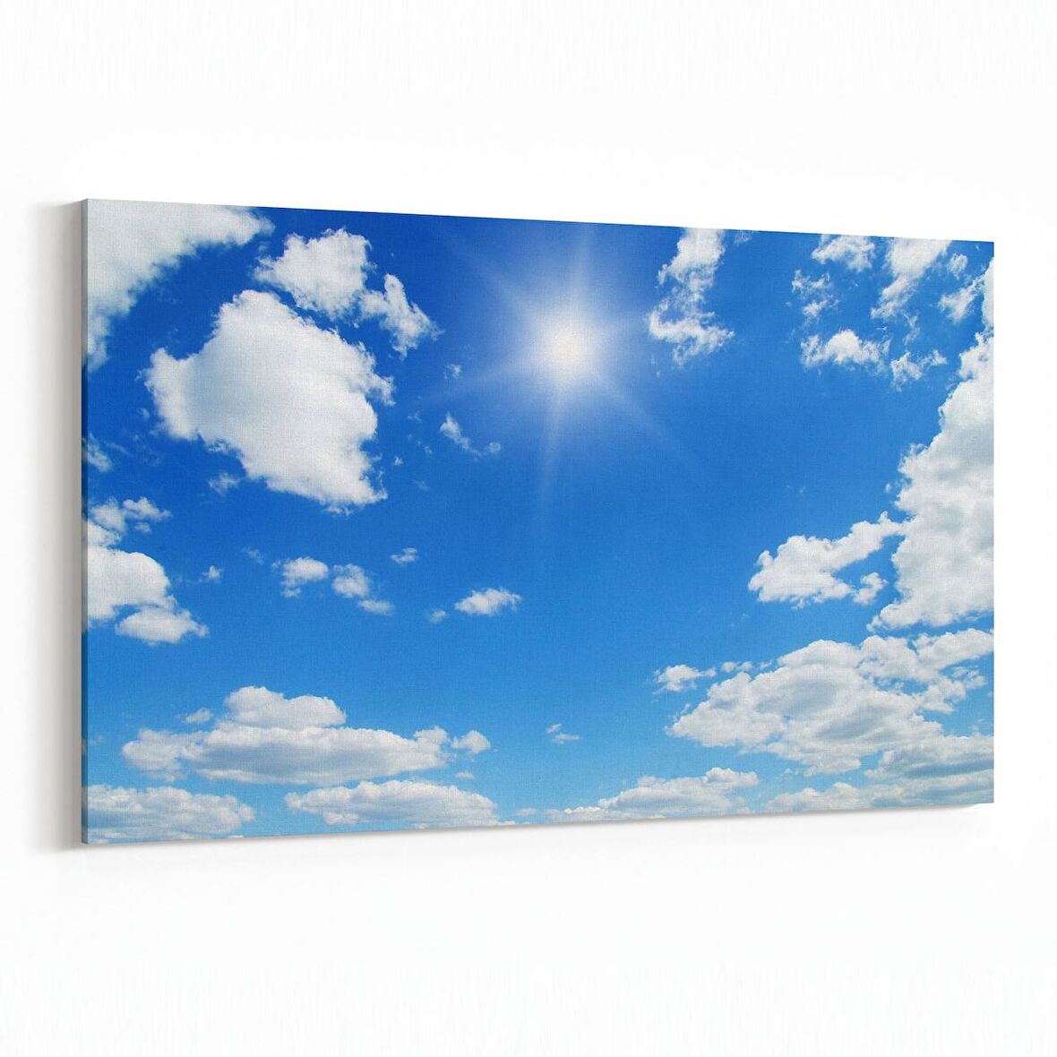 Olla 15553Y Gökyüzü Bulut Görseli  Yatay Kanvas Tablo (Ölçü: 45X30)