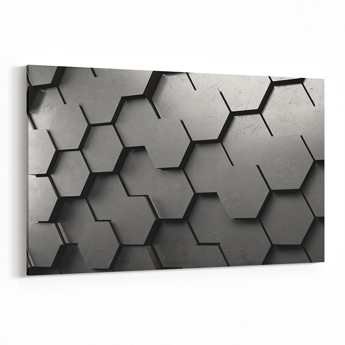 Olla 10026Y Abstract 3 Boyut Görsel Yatay Kanvas Tablo (Ölçü: 90X60)