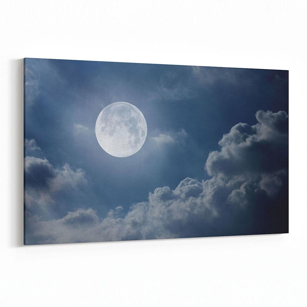 Olla 14654Y Gece Gökyüzü Görseli Yatay Kanvas Tablo (Ölçü: 30X20)