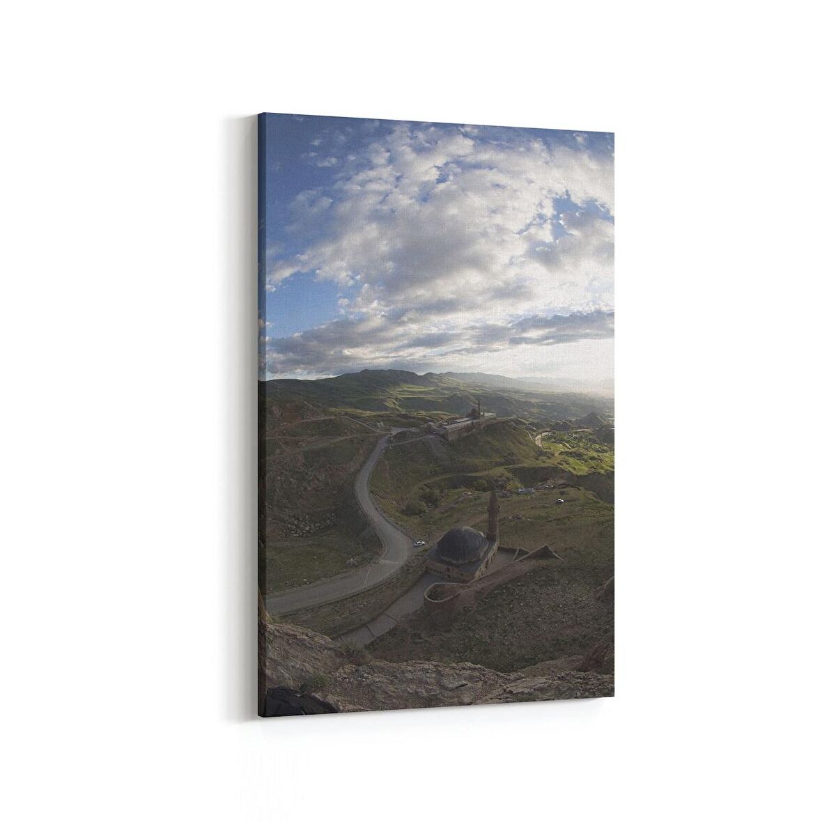 Olla 18816D Yapı Görseli Dikey Kanvas Tablo (Ölçü: 60X90)