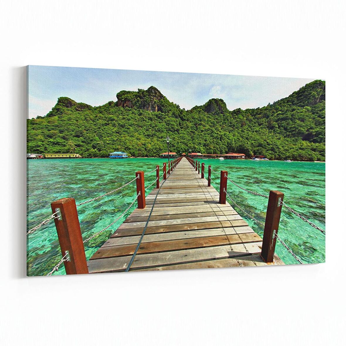 Olla 13784Y Doğa / Manzara Görseli Yatay Kanvas Tablo (Ölçü: 90X60)