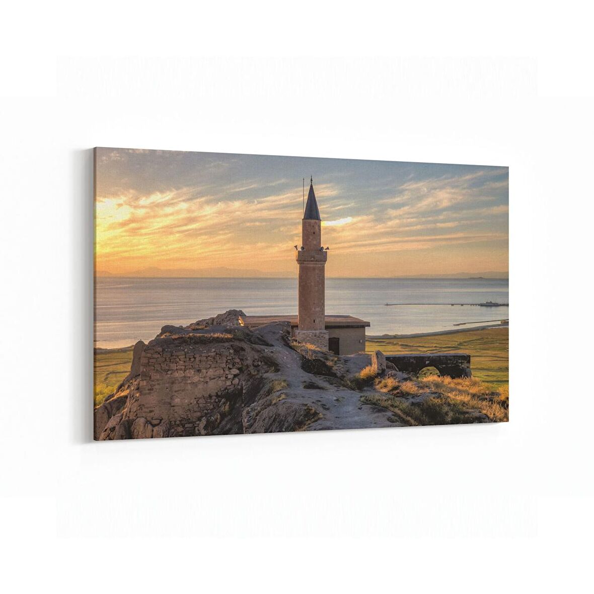 Olla 18846Y Yapı Görseli Yatay Kanvas Tablo (Ölçü: 120X80)